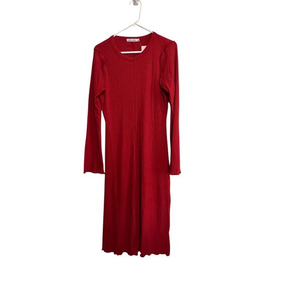 Culture Code Dresses & Skirts - Culture Code Dress Womens Size 1X Ribbed Dress Color Red New with Tags
